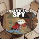 thumbnail image 5 of Harriet La Espía theme Fitted Round Tablecloths Elastic Edged Table Covers Waterproof Table Cloth For Kitchen Holiday Party Tables Decor 120cm, 5 of 6