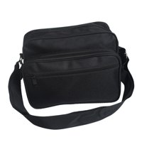 Ioensy - Bolsa De Herramientas Gruesa Con Cremallera, 24 X 19 Cm, Multiusos, Para Fontaneros, Color Negro