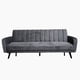 thumbnail image 1 of Sofá Futon Daniels 3 Cuerpos Sin Capitone Gris, 1 of 7