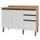thumbnail image 1 of Base de cocina Macadamia Con Cubierta Canela-Blanco, 1 of 3