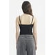 thumbnail image 3 of Polera Mujer Tirantes Crop Lazo En Escote Negro, 3 of 4
