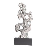 Magideal - Escultura De Arte Abstracto, Esculturas De Rocalla, Figuritas Coleccionables, Escultura De Piedra Para Escritorio, Estantería Para El Hogar, Regalos D Argén