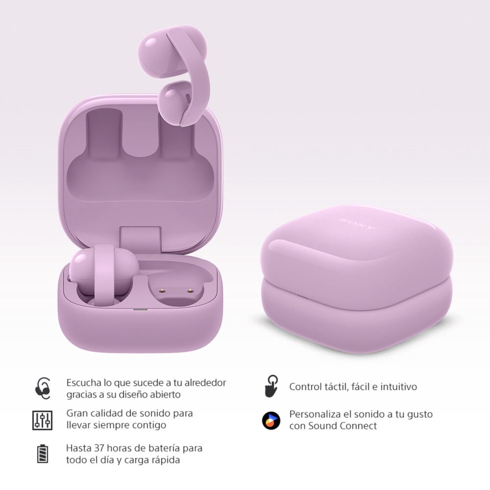 Sony LinkBuds Clip WF-LC900 Violeta, foto 10