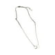 thumbnail image 2 of Collar De Corazón, Joyería De Aleación, Collar De Doble Corazón Abierto Para Mujeres Y Niñas, Regalo De Plata, 2 of 5