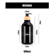 thumbnail image 5 of Dispensador Triple De Bambu Jabon Shampoo Acondicionador Negro, 5 of 7