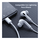 thumbnail image 4 of Audifonos Con Cable Lightning Para iPhone Irm, 4 of 5