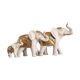 thumbnail image 2 of Estatuilla De Arte De Colección De Estatua De Elefante De Resina Para Decoración De Mesa De Gabinete Familia, 2 of 5