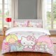 thumbnail image 1 of DIEZ Pink My Bunny Melody Duvet Cover Set for Kids Girls Soft Microfiber 3pc Bedding Set- Hello Cat Kitty Pompompurin and CinnamorollFull, 1 of 5