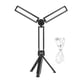 thumbnail image 1 of Luz de trabajo LED plegable recargable, luz de trabajo portátil multifuncional con soporte, cable USB para reparaciones, 1 of 8
