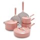 thumbnail image 1 of Juego de Utensilios de Cocina GreenLife 10 Piezas Antiadherente Rosa, 1 of 5
