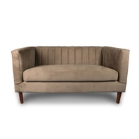 Latam Home - Sofa Sorrento 2 C Tela Velvet Vivian Café