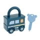 thumbnail image 4 of Cerraduras De Aprendizaje Para Niños Con Llaves, Juguete De Desbloqueo De Llaves Para Regalo De Cumpleaños, Niños Y Niñas, Azul, 4 of 5