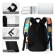 thumbnail image 5 of Wolfboy y la Fábrica de Todo-theme Backpack, Campus style schoolbag Bookbag with Adjustable Shoulder Straps And Large Zip Compartment, Unisex Travel Bags.42x30x15cm, 5 of 6