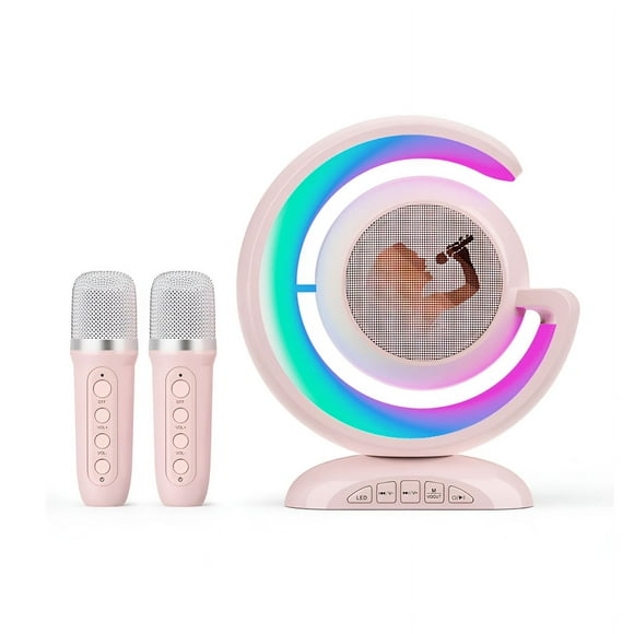 Mini Karaoke Portatil Para Niños Microfonos BLT Musica