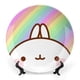 thumbnail image 1 of Molang Plato decorativo de porcelana fina (bone china), plato decorativo de cerámica para hogar, oficina, soporte de pared, platos decorativos para dormitorio - 6 pulgadas (15 cm), 1 of 6