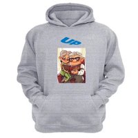 Genérico - Polerón Canguro Película Up Gris Claro Talla M Unisex