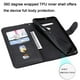 thumbnail image 3 of Funda con Cremallera para LG K51S, Carcasa Cartera de Cuero PU con Soporte y Tarjetero, 3 of 5