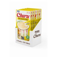 Inaba - Churu Cat Pollo Y Queso 14G X4 | Pack 6 Unidades