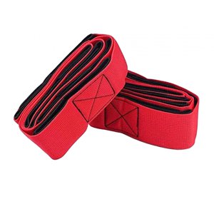 Ioensy - 2 Uds. Juegos De Construcción De Equipos De Banda De Carrera Con Patas Para Entrenar Actividades Al Aire Libre Rojo 4 Patas 1,2 M