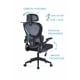 thumbnail image 4 of Silla Ergonomica de Oficina para Escritorio Boise Negra, 4 of 6