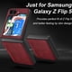 thumbnail image 1 of Premium PU Leather Phone Cover Retro Design Full Protective Case For Samsung Galaxy Z Flip 5 Flip5 5G, 1 of 3