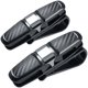 thumbnail image 1 of Soportes para gafas FineGood para parasol de coche, paquete de 2, color negro, 1 of 9