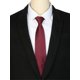 thumbnail image 4 of Corbata de Hombre INSPIRE CHIC con Cremallera Ajustable para Casual Formal Rojo Vino -2 18.9" × 3.2", 4 of 4