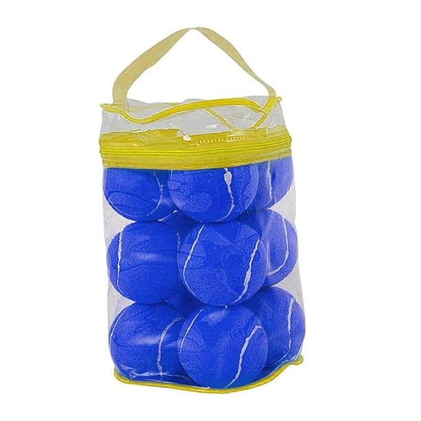 12 Pelotas De Tenis De Entrenamiento De 2,54 Pulgadas De Diámetro, Pelotas De Juguete Para Hombres, Actividades Deportivas, Color Azul