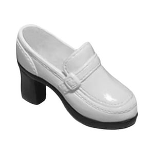 Genérico - Zapatos De Moda Para Muñecas Bjd 1/6, Juguetes Hechos A Mano Para Figuras De Soldados Femeninos De 12 Pulgadas, Color Blanco