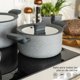 thumbnail image 3 of Batería de Cocina Antiadherente Pompei Granito 7 pcs Simplit, 3 of 8