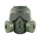thumbnail image 4 of Máscara De Utilería De Juego Con Máscara Protectora De Ventilador Para Fiesta De Disfraces De Cosplay Mascarada Lente Negra Verde, 4 of 5