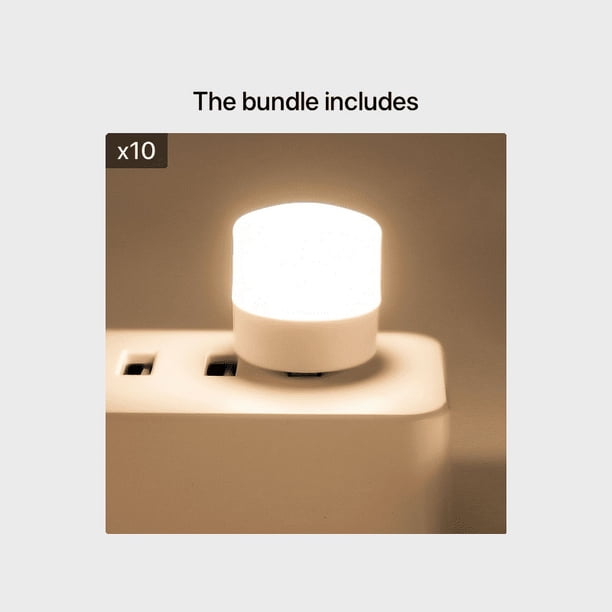USB Night-light Dormitory Charging Treasure Computer Mobile Power Charging Head Led Lamp