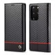thumbnail image 1 of Premium Leather Wallet Case with Carbon Fiber Pattern for Samsung Galaxy S23 Ultra S22 S21 FE Ultra S20 FE S10 Plus A54 A53 A52 A52s A51, 1 of 3