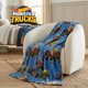 thumbnail image 2 of Manta Franco 117 cm x 152 cm Hot Wheels Camiones Monstruo, 2 of 6