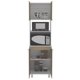 thumbnail image 3 of Mueble Cocina Para Microondas Fendi Blanco - Roble, 3 of 8