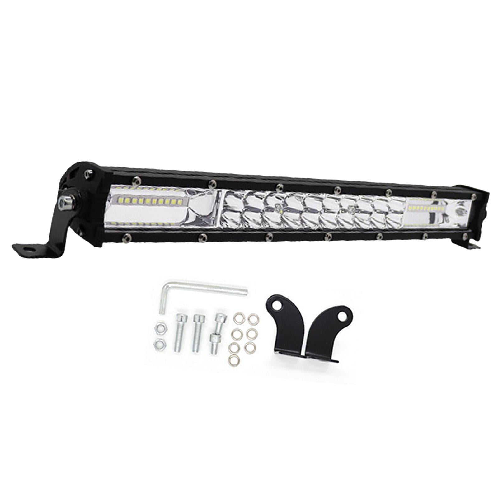 Magideal - Barra De Luz Led Genérica, Barra De Luz Led Para Delanteros, Componente De Fácil Instalación, Lámpara De Conducción, Barra De Luz Led De Trabajo , 34 34 Cm 40 Led 120 W