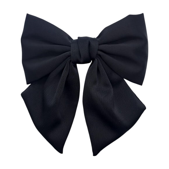 Lazo para el Cabello con Pinche Accesorio de Moda color Negro