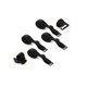 thumbnail image 4 of Correas de Sujetador para Mujer INSPIRE CHIC 2 Pares 10/12/15/18/20mm Ancho Correas de Hombro Ajustables Elásticas Negro-Puro-10mm, 4 of 5