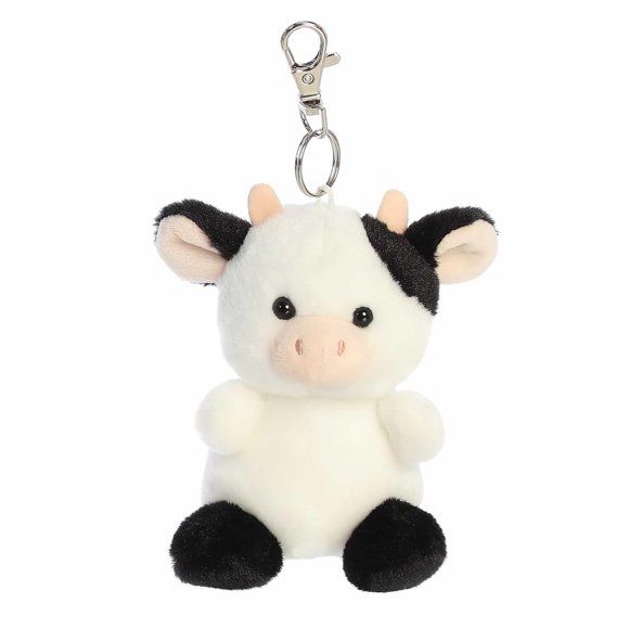 Figura de peluche Aurora Sweetie Cow de 10 cm con clip