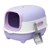 Genérico - Arenero Gato Roro Caja De Arena Cerrada Baño Sanitario Gatos Roro Color Violeta - 1000246