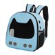 thumbnail image 3 of Transportín Para Mascotas Con Bolsillo Lateral Mochila Para Gatos Para Viajar Senderismo Pesca Azul, 3 of 5