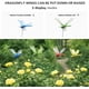 thumbnail image 3 of Clips libélula repelente insectos 3D decoración jardín exterior falsas sombrero jardín 12 uds, 3 of 7