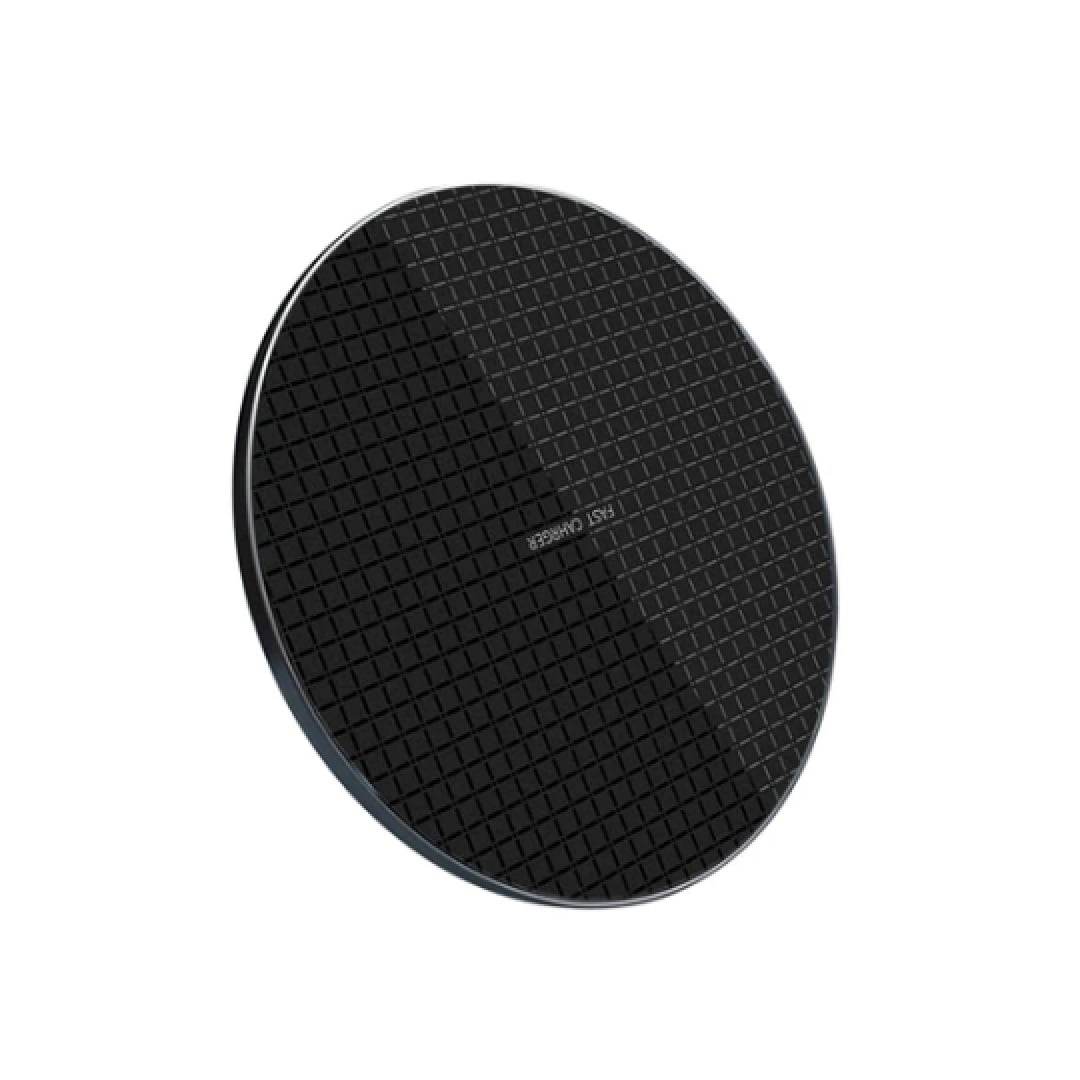 Impormaipu - Cargador De Celular Inalambrico 1a 10w Smartphone Android Para Iphone Pared Casa Redondo (negro)