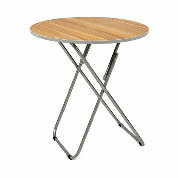 Mesa Plegable Redonda Ideal Hogar y Exterior