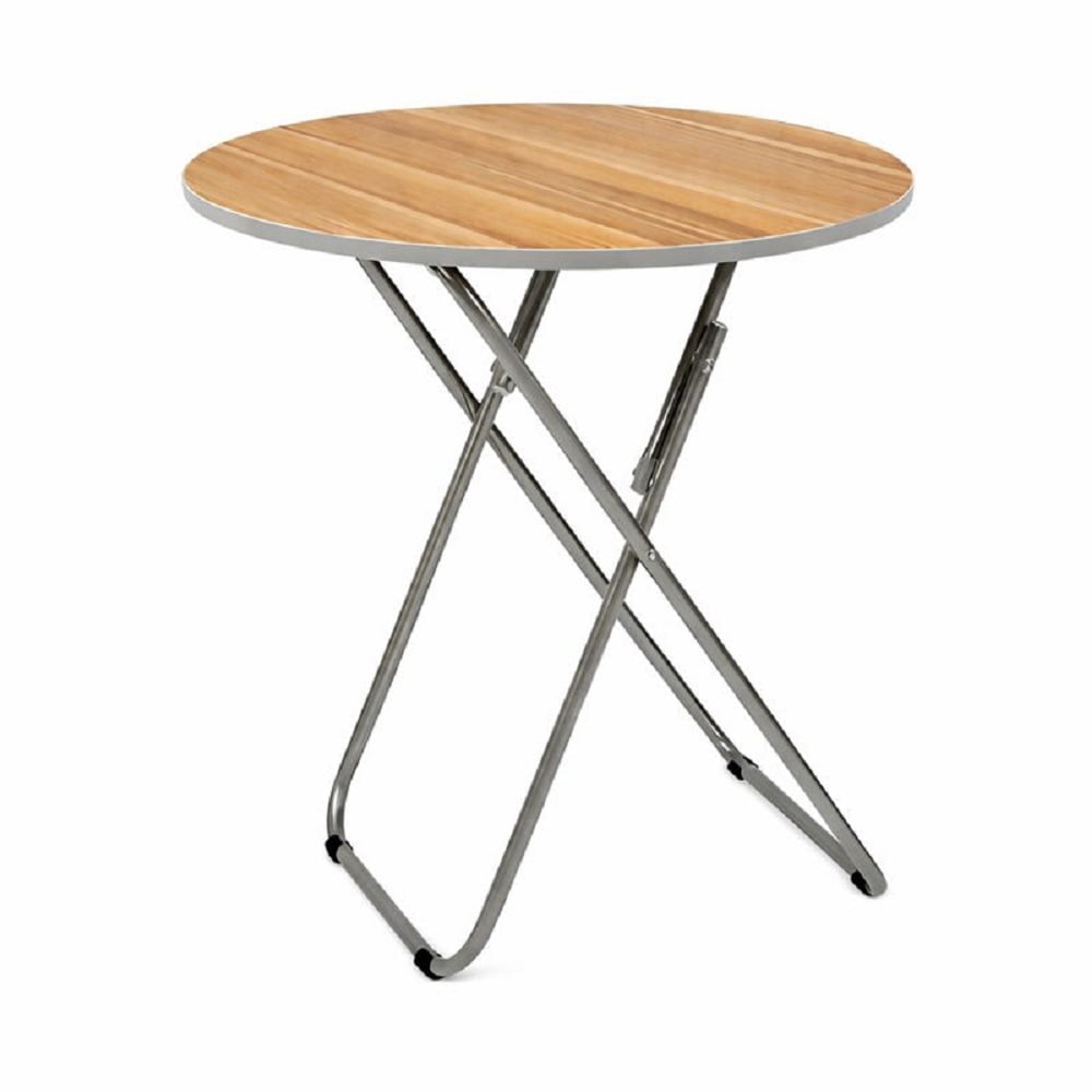 Genérica - Mesa Plegable Redonda Ideal Hogar Y Exterior