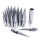 thumbnail image 1 of Tuercas de Seguridad Spike CARMOCAR Rosca 14x1.5 Altura 111mm Cromadas, 1 of 7