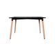 thumbnail image 1 of MESA RECTANGULAR PARA COMEDOR MDF  130 X 80 NEGRA, 1 of 3