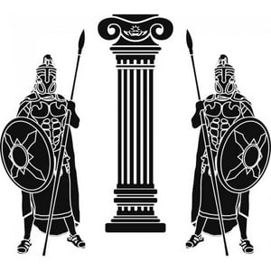 Rienda Libre Graphics - Decomural Roman Guard Rome Italy Ws-17876