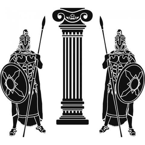 Rienda Libre Graphics - Decomural Roman Guard Rome Italy Ws-17876