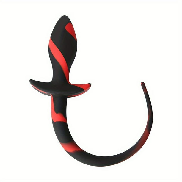 Silicone SM Dog Tail Butt Plug - Fox Tail Erotic Anal Plug Dildo for Prostate Massage and Pleasure - Perfect for Women and Men